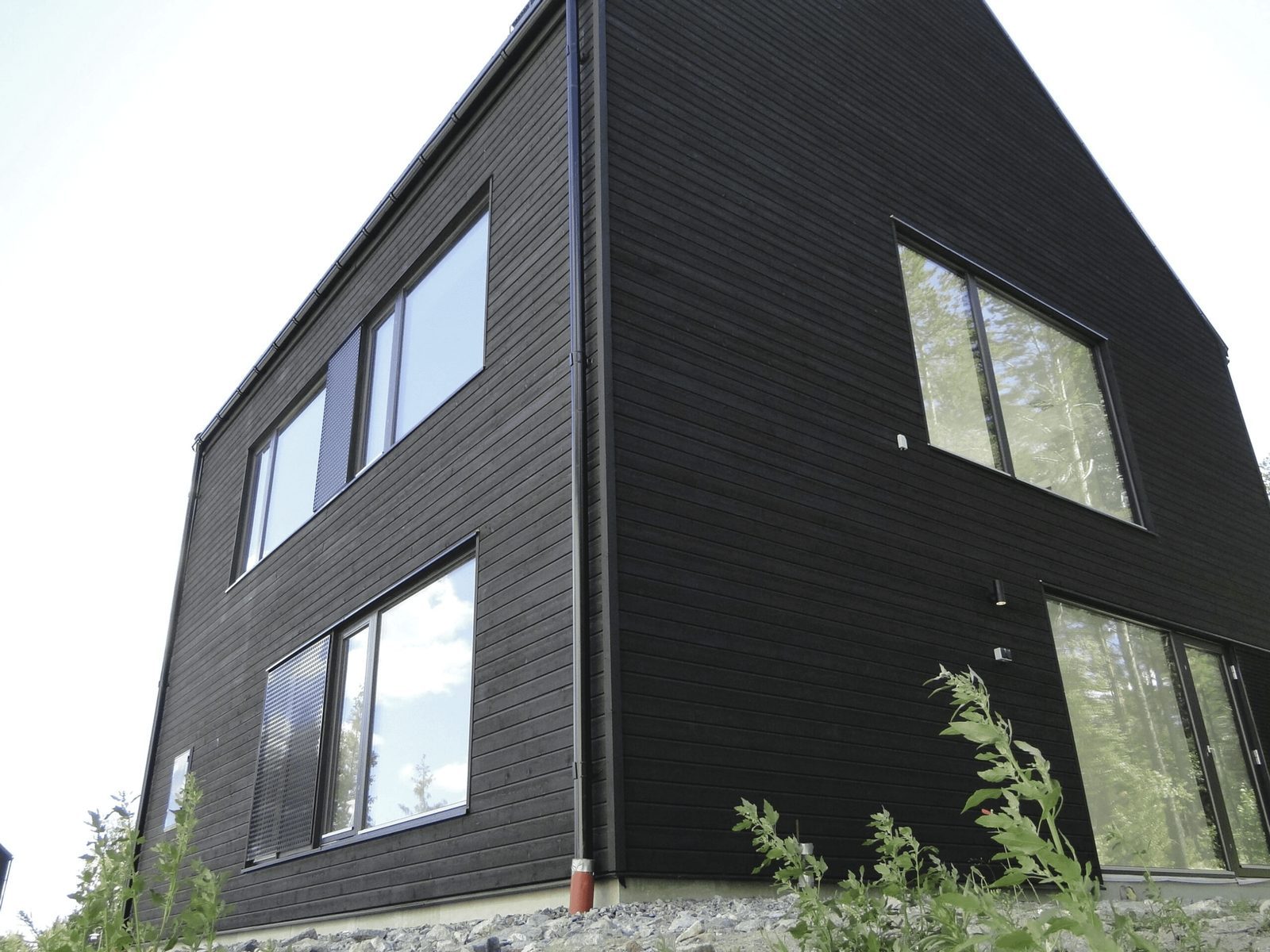 wooden windows installation at Private House, Vendelso, Vendelso, Sweden