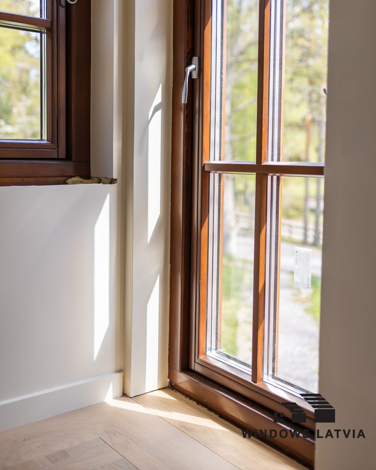 wooden windows installation at Sweden, Tyreso, Tyreso, Sweden