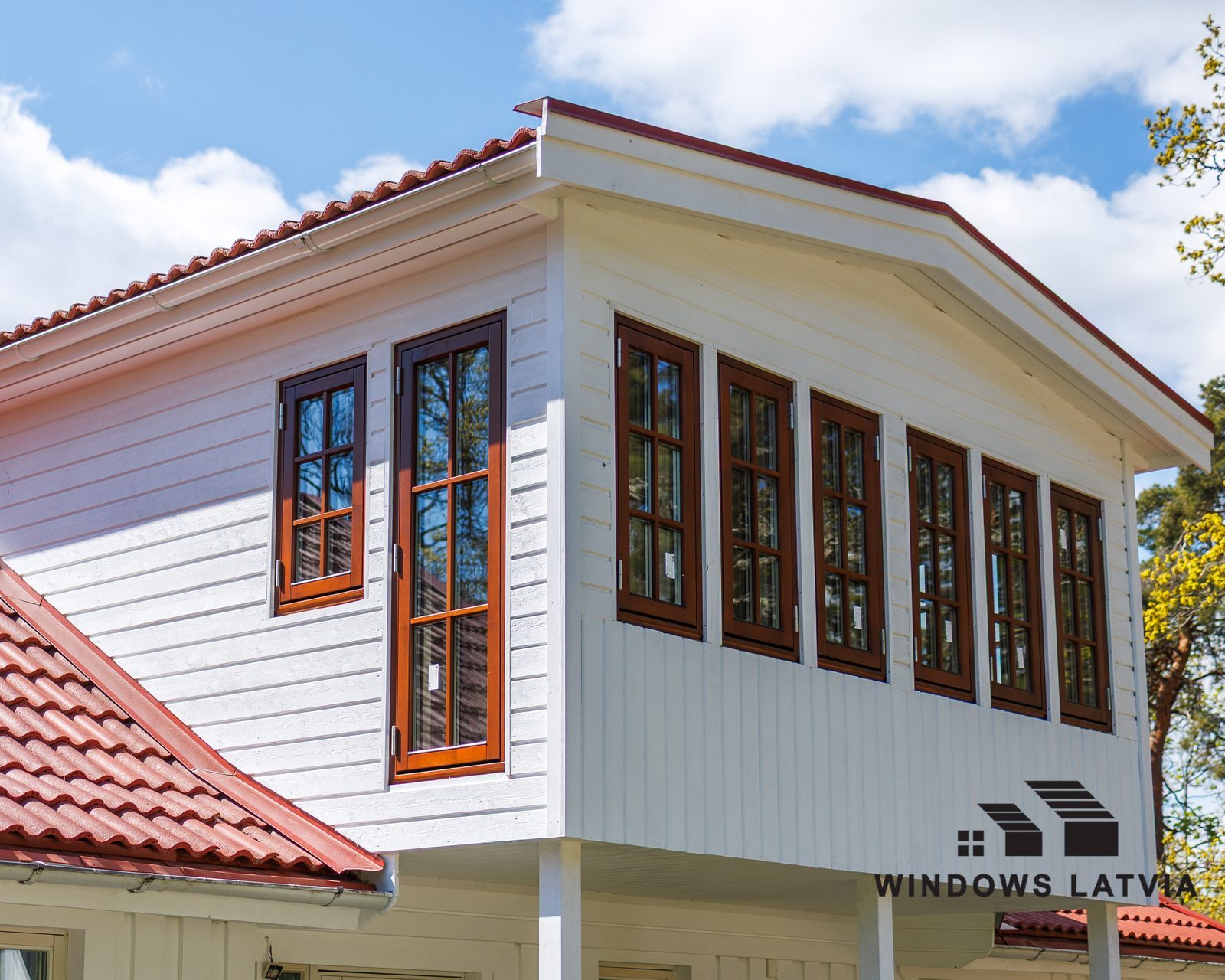 ECO 92 wooden windows at Sweden, Tyreso