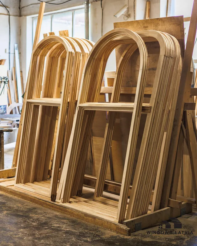 Цены Windows Latvia - арочные деревянные окна готовы к отправке
