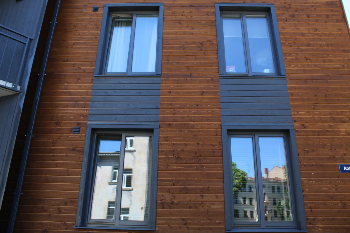 ECO 92 деталь окна в проекте Baložu iela 7, Рига