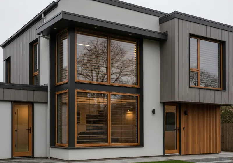 Дерево-алюминиевые окна Alu-Clad