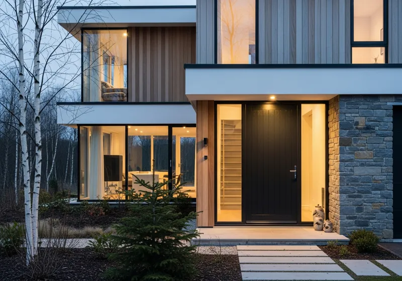 Entrance Doors - solid timber with multi-point locking