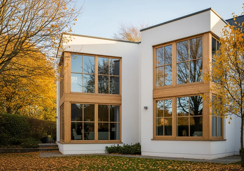 Четырёхстекольные деревянные окна с Uw 0,6