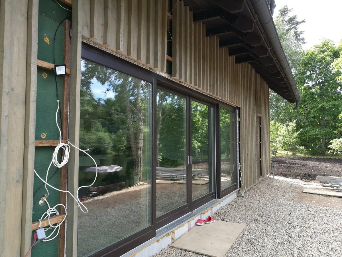 ECO 92 window detail at Gauja National Park, Latvia