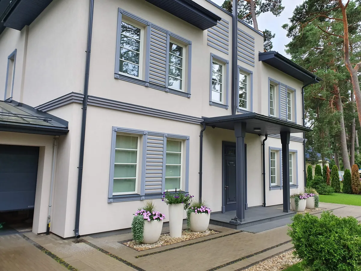 wooden windows installation at Private Residence, Jurmala