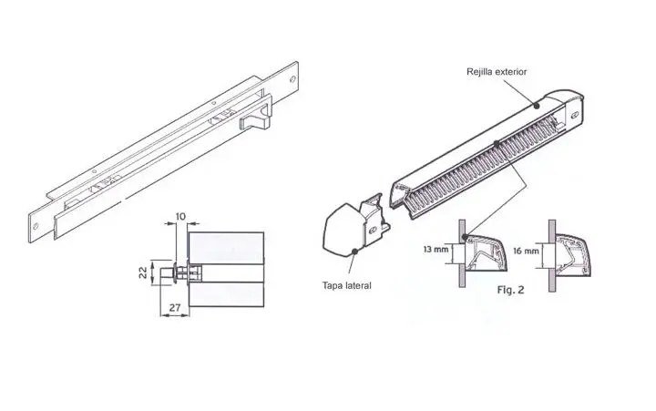 Технический чертёж клапана Trimvent TV 90