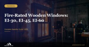 Огнестойкие деревянные окна EI30 / EI45: гид по нормам ЕС