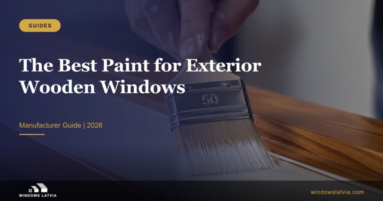 Лучшая краска для деревянных окон снаружи: гид 2026
