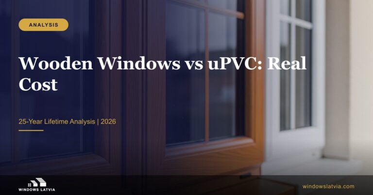 Деревянные окна vs ПВХ: реальная стоимость владения за 25 лет (2026)