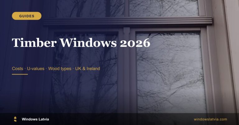 Timber Windows in 2026: Costs, U-Values, Wood Types & Grants