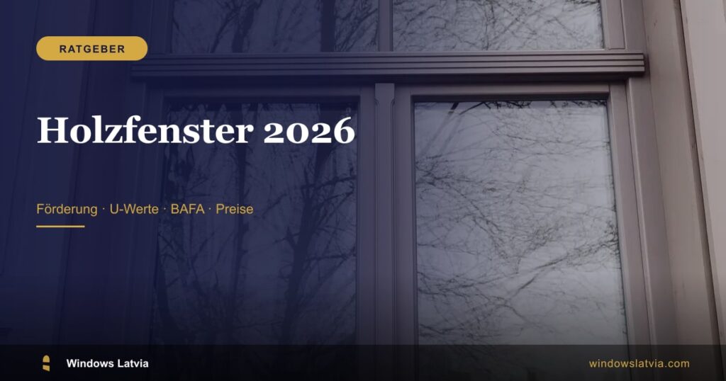Holzfenster Förderung 2026 - Ratgeber von Windows Latvia