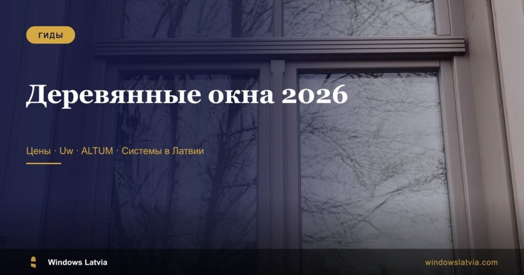Деревянные окна 2026 - премиум-гид от производителя Windows Latvia