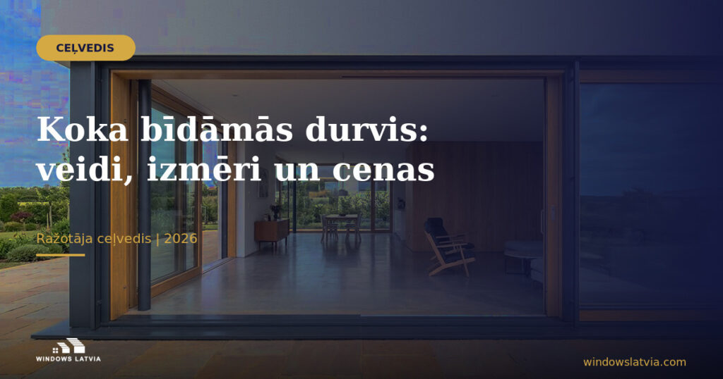 Koka bīdāmās durvis: veidi, izmēri un cenas