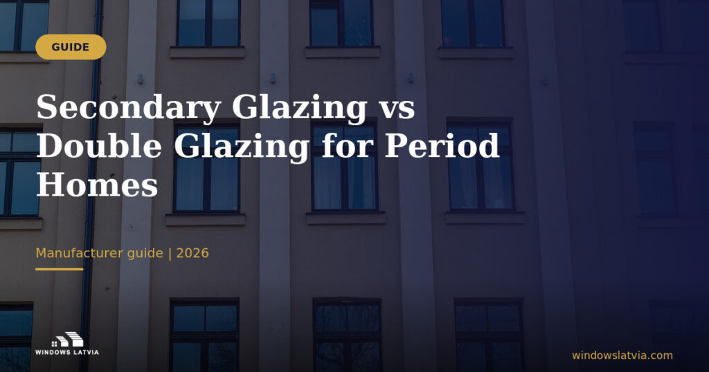Secondary Glazing vs Double Glazing for Period Homes