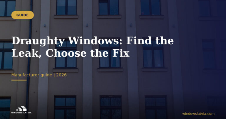 Draughty Windows: Find the Leak, Choose the Fix