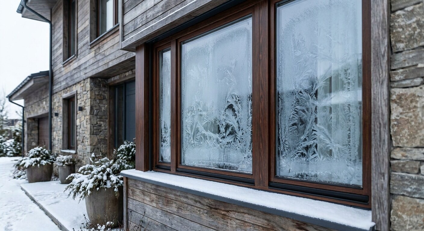 A frosty elevation after a winter fit: the weather runs its first test on the same evening