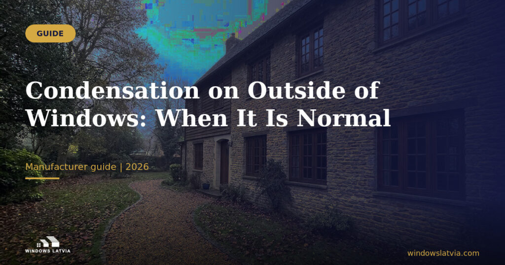 Condensation on Outside of Windows: When It Is Normal